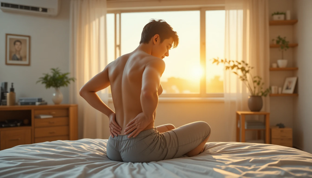 Mal au dos au réveil