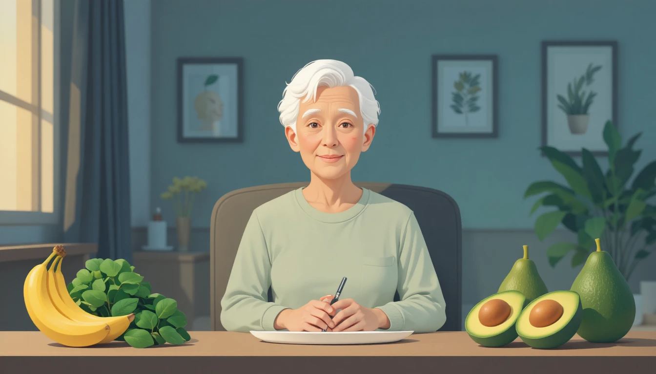 Manque de potassium chez personne âgée