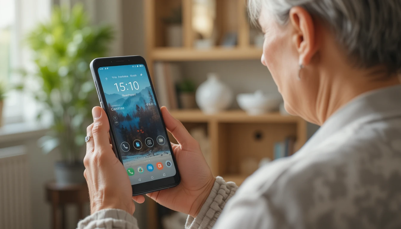Téléphone portable pour les personnes agées