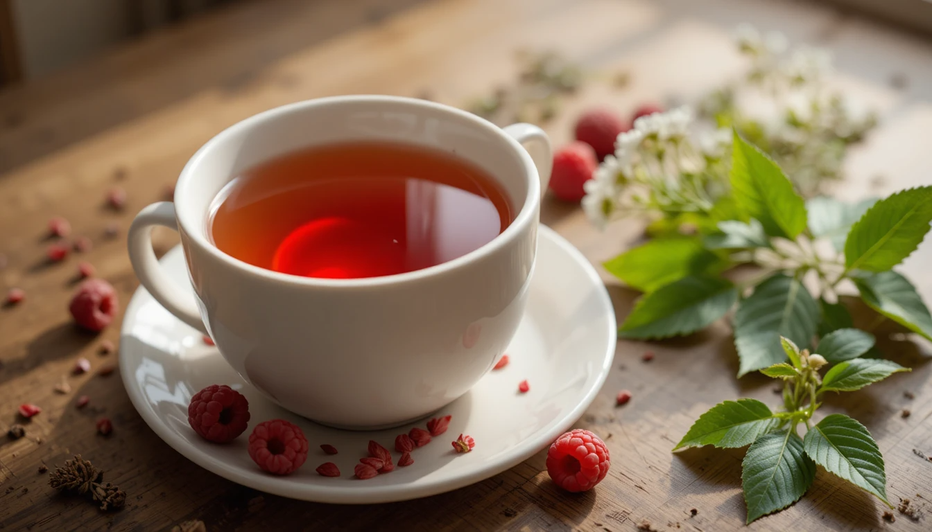 tisane feuille de framboisier