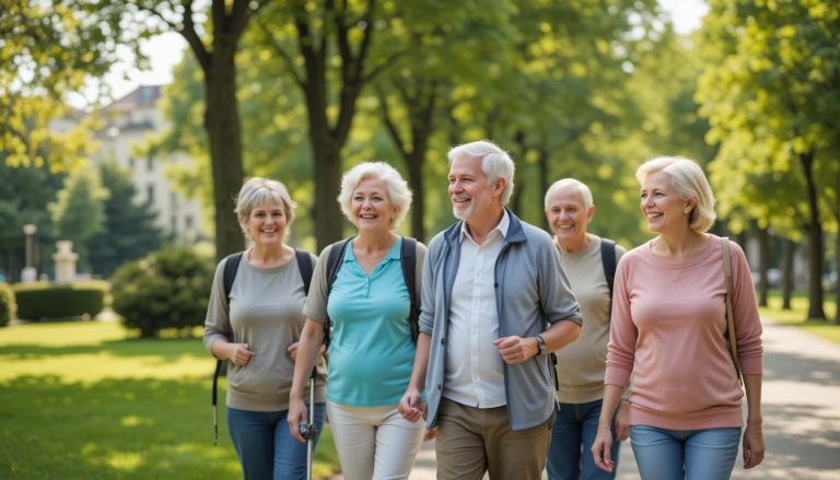 Club de marche pour seniors lyon